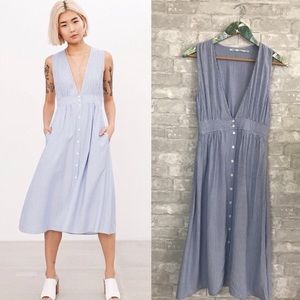 Kimchi Blue Plunging Neck Dress